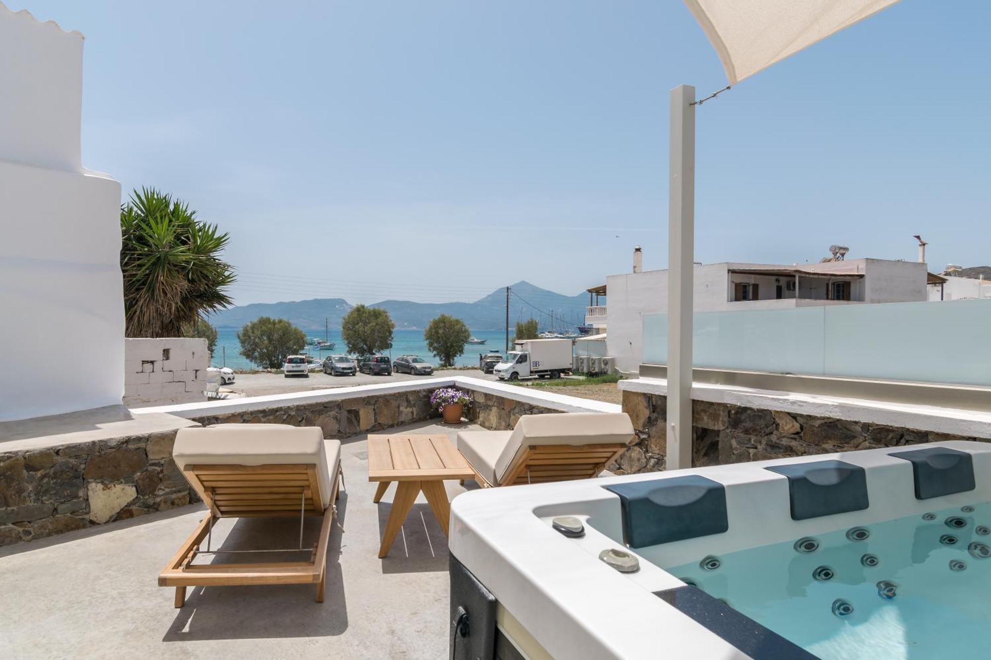 Ostria Hotel Adamantas (Milos) Exterior foto