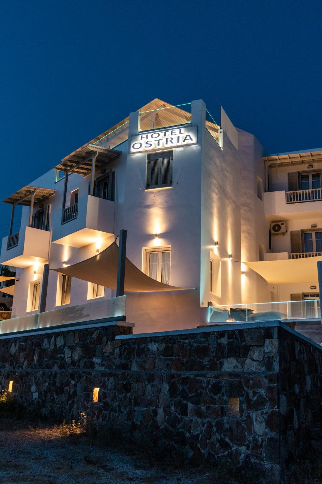 Ostria Hotel Adamantas (Milos) Exterior foto