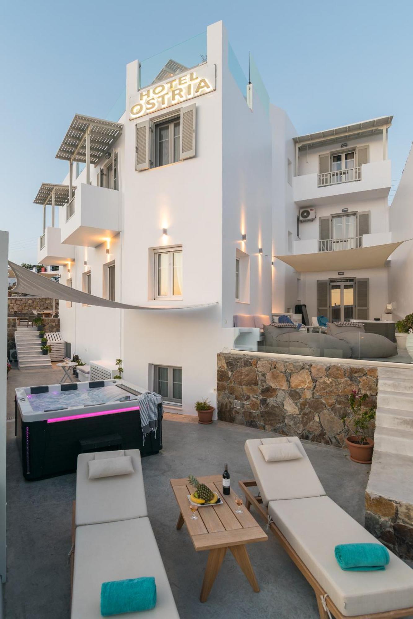 Ostria Hotel Adamantas (Milos) Exterior foto