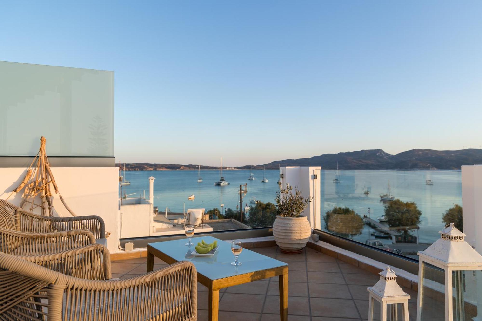 Ostria Hotel Adamantas (Milos) Exterior foto