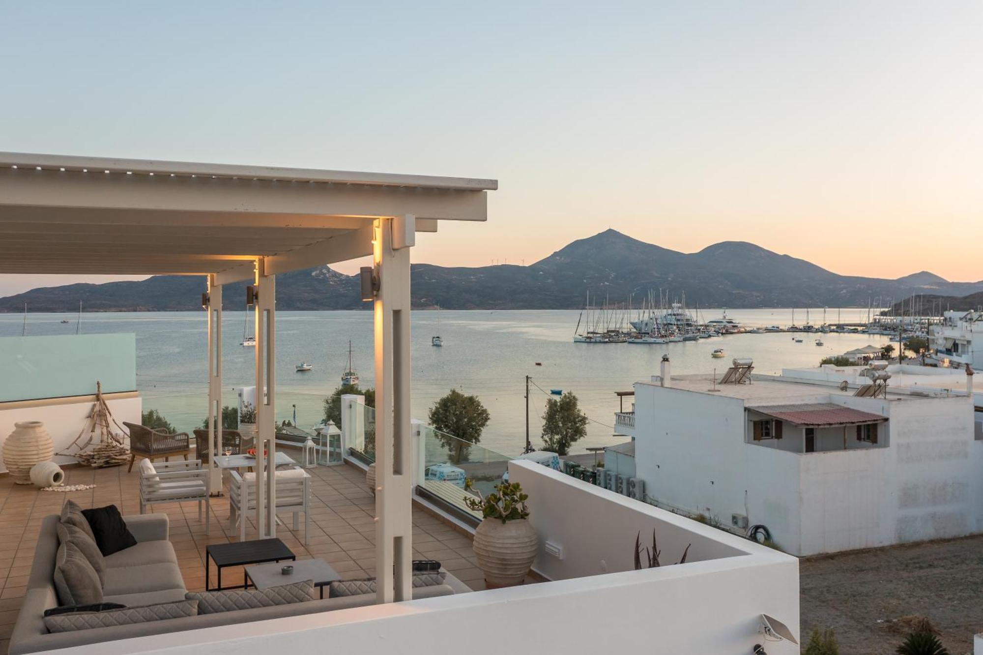 Ostria Hotel Adamantas (Milos) Exterior foto